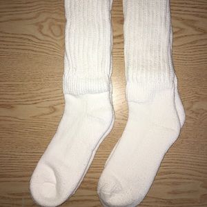 NEW LOT OF 2 HOOTERS GIRL UNIFORM PEAVEY XL LENGTH SCRUNCHIE SOCKS ONE SIZE